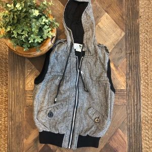 2 for $10! Girls Jolt hooded cargo vest